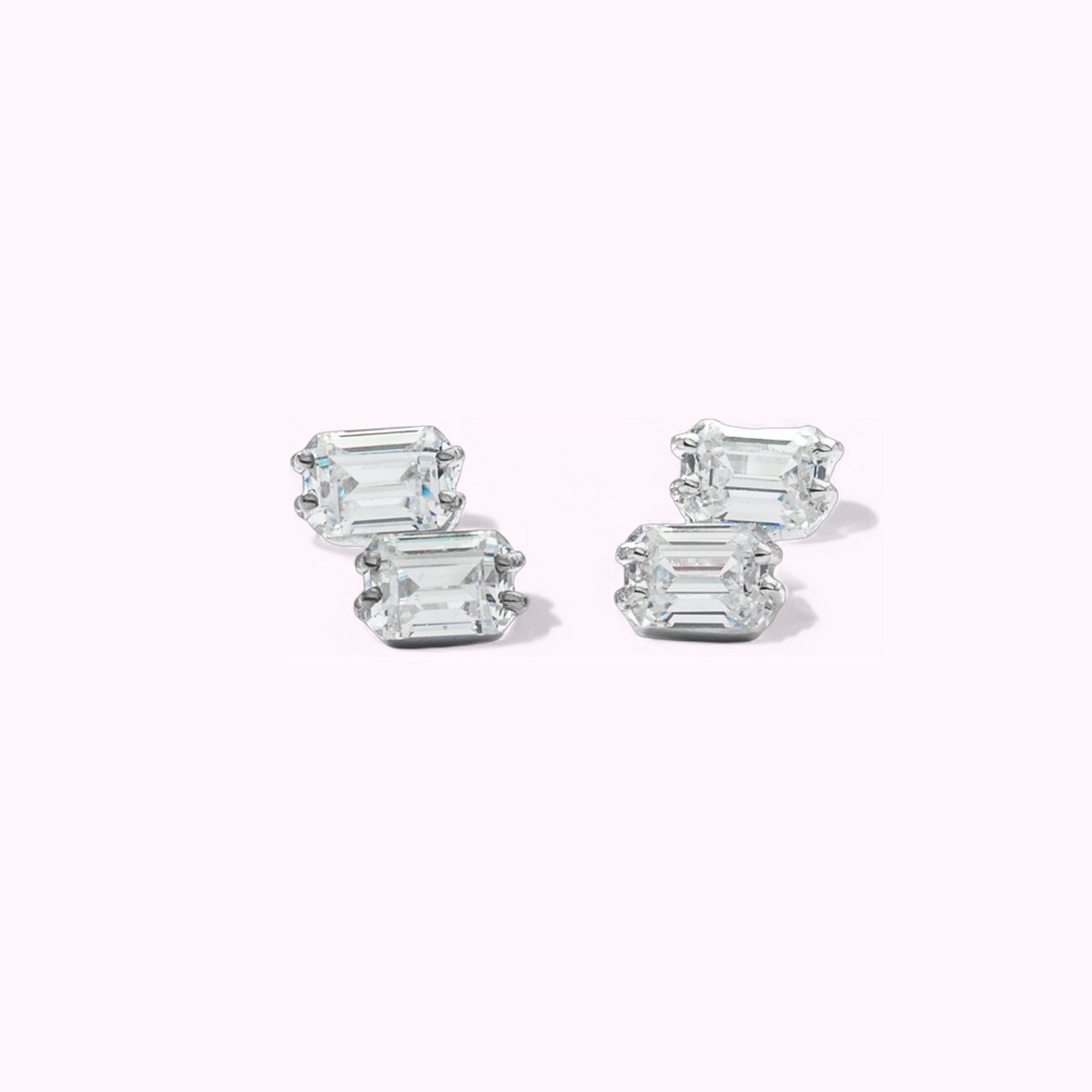 Twin Prism Studs